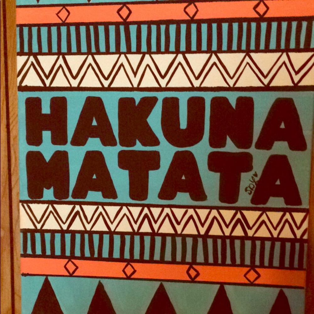 Hakuna matata painting